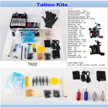 Kit profesional barato al por mayor del tatuaje con la calidad Tk02 de la marca de fábrica